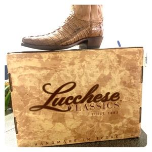 Lucchese Caiman boots brand new